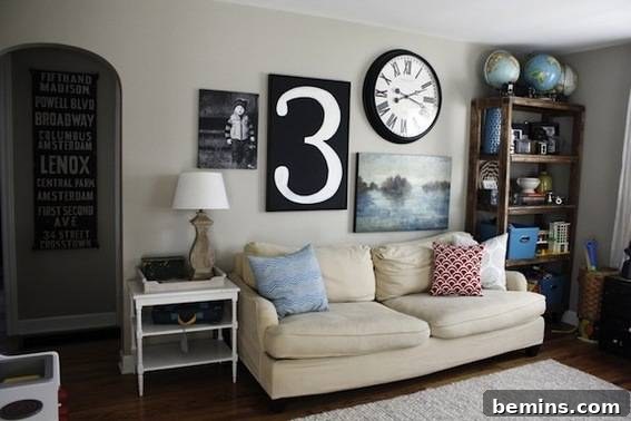 Visually Stunning Interiors: Bedrooms and Living Spaces 11 Give your living room a new life with art