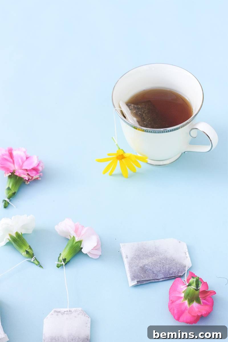 DIY Floral Tea Bags