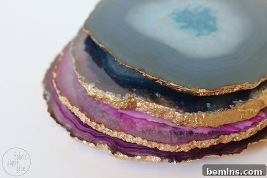 20 Heartfelt DIY Gifts for Mom 19 Plates of dried lava stacked on each other.