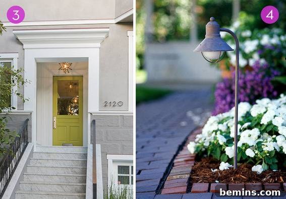 Boosting Your Home's Charm: 5 Simple Curb Appeal Enhancements 4 Stone elements in walkway, garden, and staircase