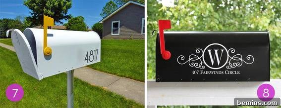Boosting Your Home's Charm: 5 Simple Curb Appeal Enhancements 6 White and black mailboxes