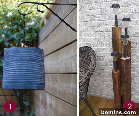 Light Up Your Life: 8 DIY Outdoor Lighting Ideas 3 DIY outdoor lights