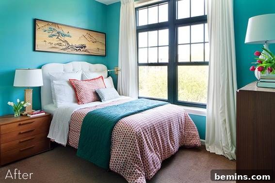 A bedside table in a senior living room with a lamp, providing a soft and comforting ambiance, contributing to a relaxing and inviting atmosphere.