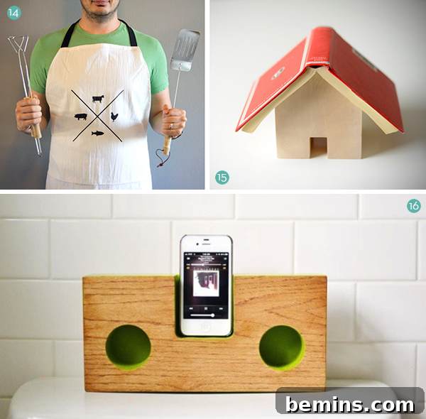 Dad's DIY Delights: 25 Handmade Gifts He'll Actually Love 7 Wooden household items