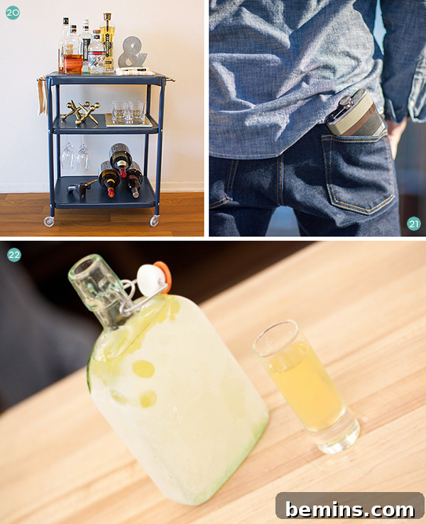 Dad's DIY Delights: 25 Handmade Gifts He'll Actually Love 9 Alcoholic beverages