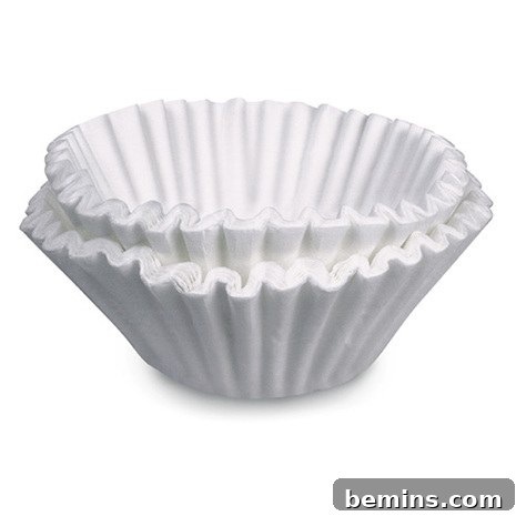 Fifteen Creative Hacks with Coffee Filters 2 White bowls showcasing alternative uses for coffee filters