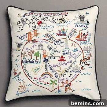 Fifteen Creative Hacks with Coffee Filters 3 Drawing on a pillow, showcasing embroidery use for coffee filters