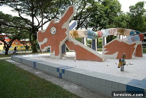 Playgrounds Reimagined: 5 Modern Wonders for Kids 5 A playground with a giant sea monster.