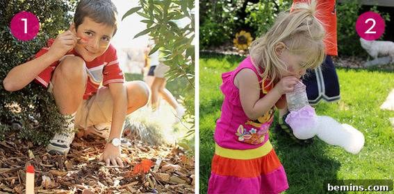 Kid-Friendly Summer Fun: 9 Ways to Beat the Heat 3 Kids enjoying face painting and blowing bubbles at an outdoor event.