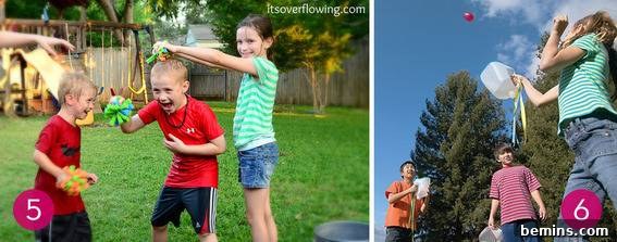 Kid-Friendly Summer Fun: 9 Ways to Beat the Heat 5 Children playing together in a backyard.