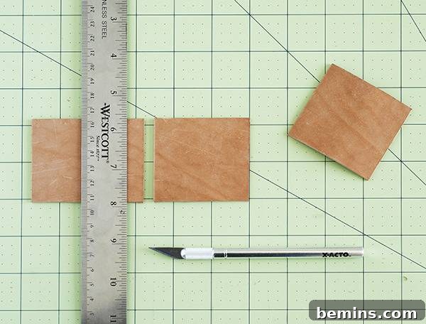 Cutting Leather Strip