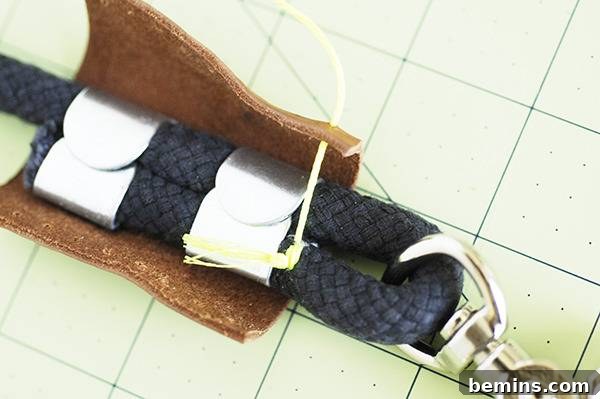 Positioning Leather and Clamp