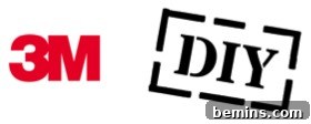A "3M: logo and a "DIY" logo.