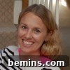 Painted Stripes: A Curtain Refresh 16 A blonde woman smiling at the camera