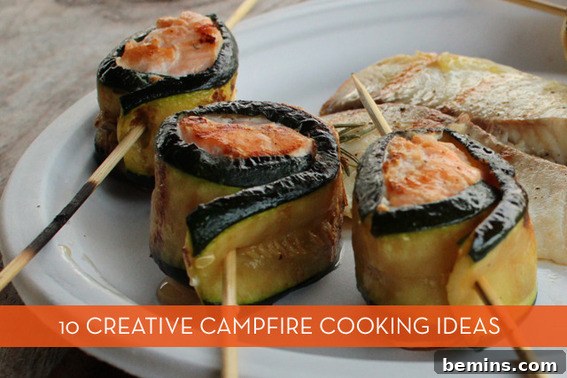 A fish meal that has been skewered with sticks.