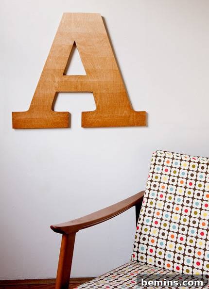 DIY Gradient Typographic Wall Art - Man Made DIY