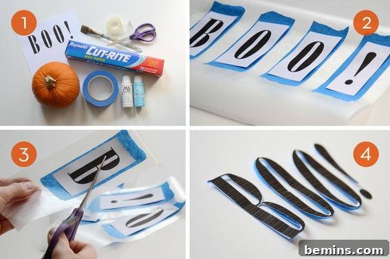 Typographic Pumpkins using these things