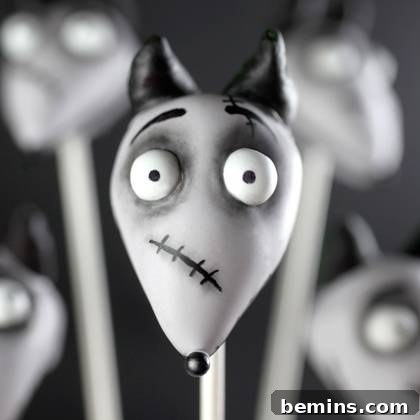 Little clay model of a halloween dog.