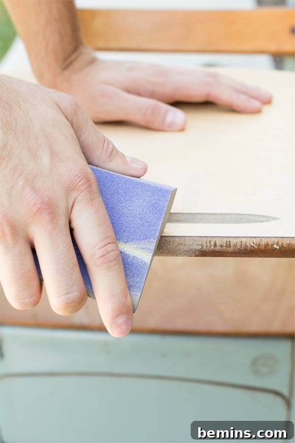 Makeover of Old Furniture with Colorful WallPaper