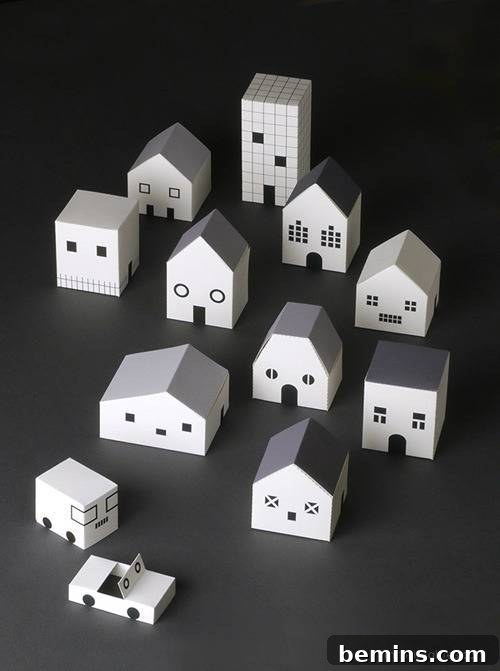 Haunted House Treat Boxes Halloween Printable
