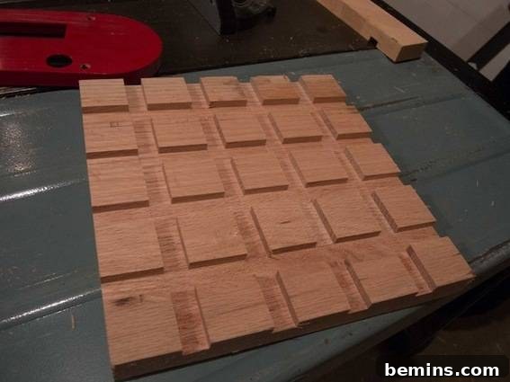 DIY geometric scrap wood tricks, now with even more lines