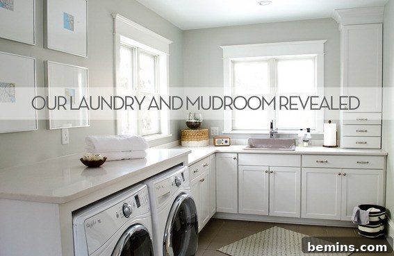 Curbly House Mudroom & Laundry Room