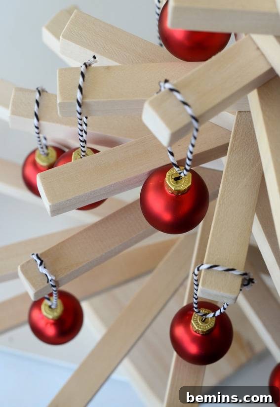 Finished DIY Christmas Tree