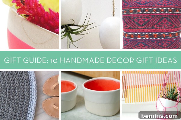Beautiful Handmade Home Decor Gifts
