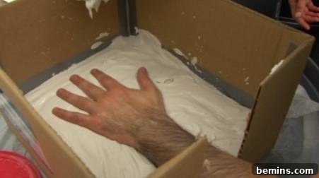 How to Craft a Realistic Replica Hand 3 A person explains how to make a fake hand.