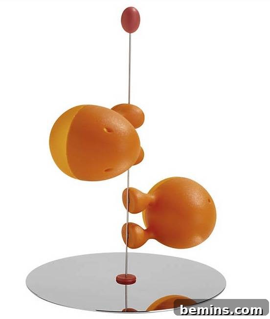 A playful salt and pepper shaker set.