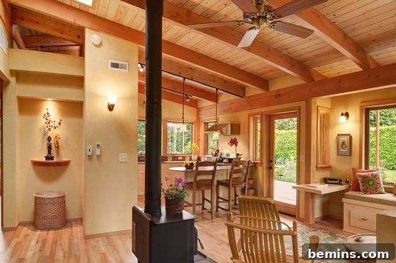Eye Candy: 11 Tiny Homes That Will Steal Your Heart 6 Elegant furniture inside a small house