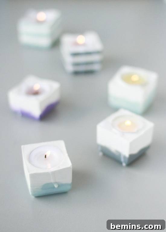 Unique Valentine's Day Gifts: DIY candle votives