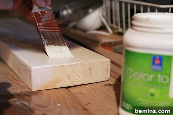 From Bland to Grand: A Living Room Wall's Effortless Transformation 7 Painting Shelf for DIY Project