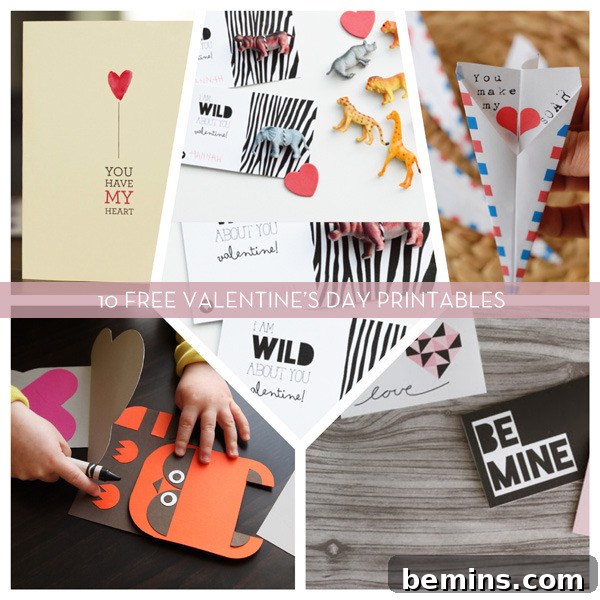 Top 10 Free Valentines Day Printables 2 Free Valentine's Day Printables for a heartfelt celebration