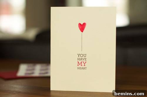 Watercolor Valentine card free printable with artistic design
