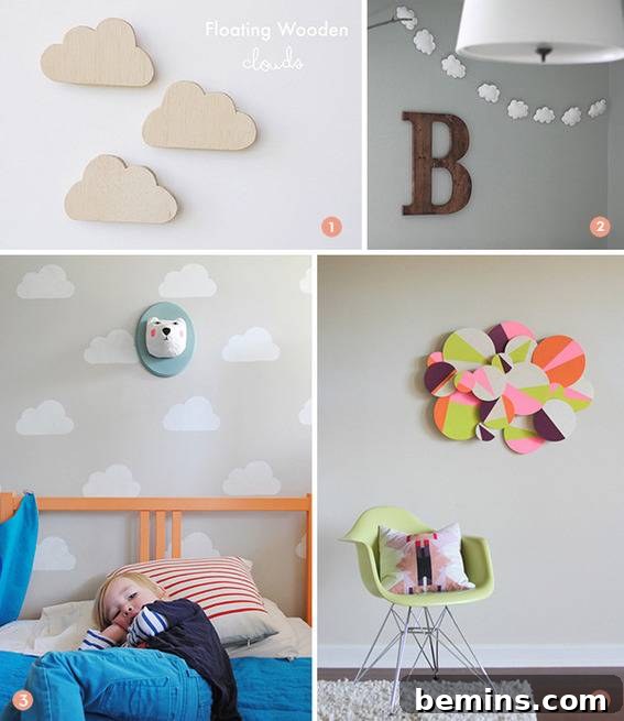Cloud Wall Art Ideas: Design a Dreamy Child’s Bedroom