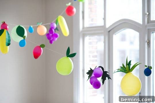 Fruit Balloon Garland