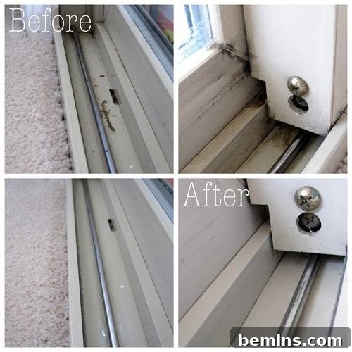 11 Creative DIY Home Refresh Ideas 10 Clean window tracks