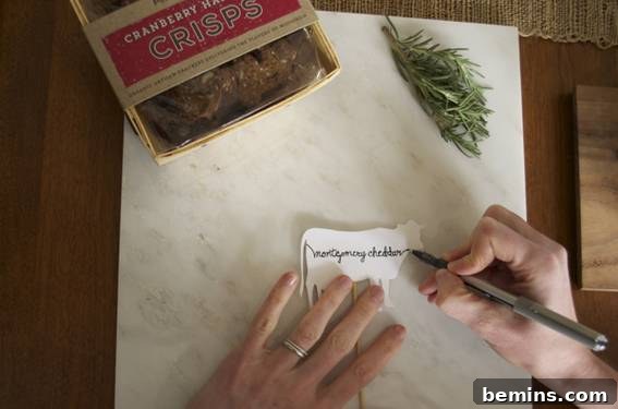 Homemade Cheese Labels