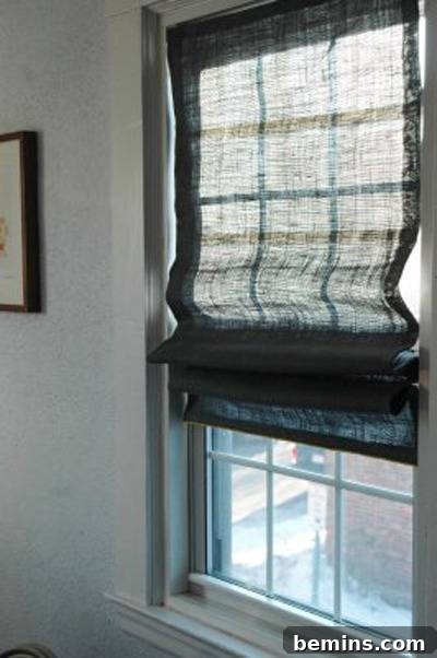 No-Sew Roman Shades