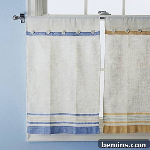 Tea Towel Window Treatments