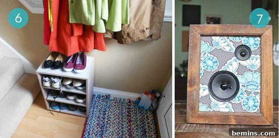 10 No-Sew Fabric Decor Transformations 5 Braided rag rug made from fabric scraps