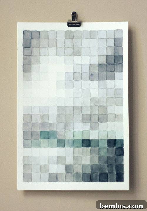 Watercolor wall art - Creative Art Project