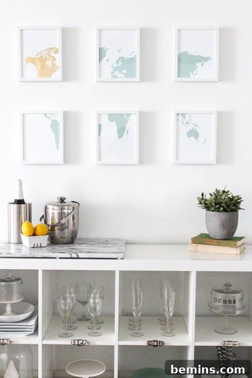 goldleaf wall art - DIY Home Decor Ideas