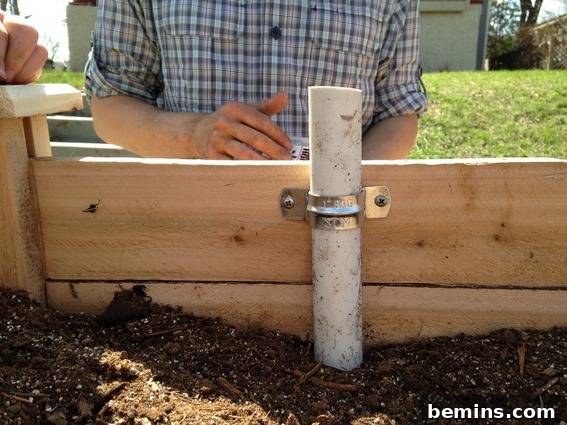 Raised Bed Revolution: Square Foot Gardening on a Grand Scale 9 PVC Piping in Raised Garden Beds