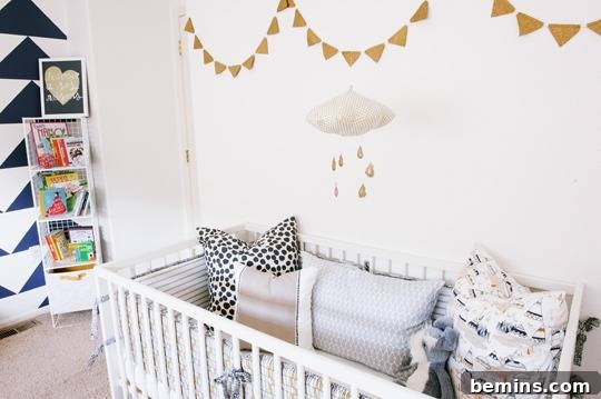 From Office to Oasis: A Geometric Nursery Transformation 12 Geometric Nursery Throw Pillows