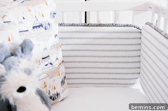 From Office to Oasis: A Geometric Nursery Transformation 16 Geometric Nursery Triangle Fabric