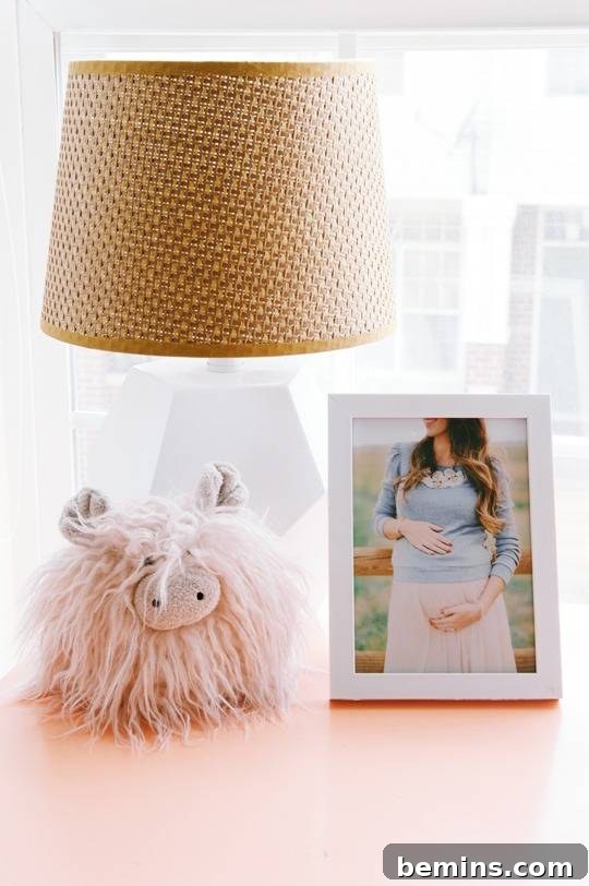 From Office to Oasis: A Geometric Nursery Transformation 24 Geometric Nursery Rug Detail