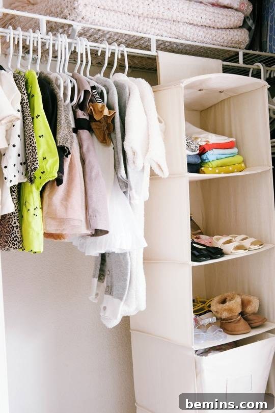 From Office to Oasis: A Geometric Nursery Transformation 26 Geometric Nursery Closet Organization