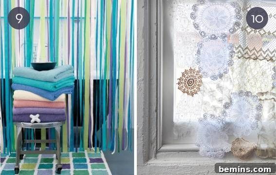 Ribbon Curtain Ideas